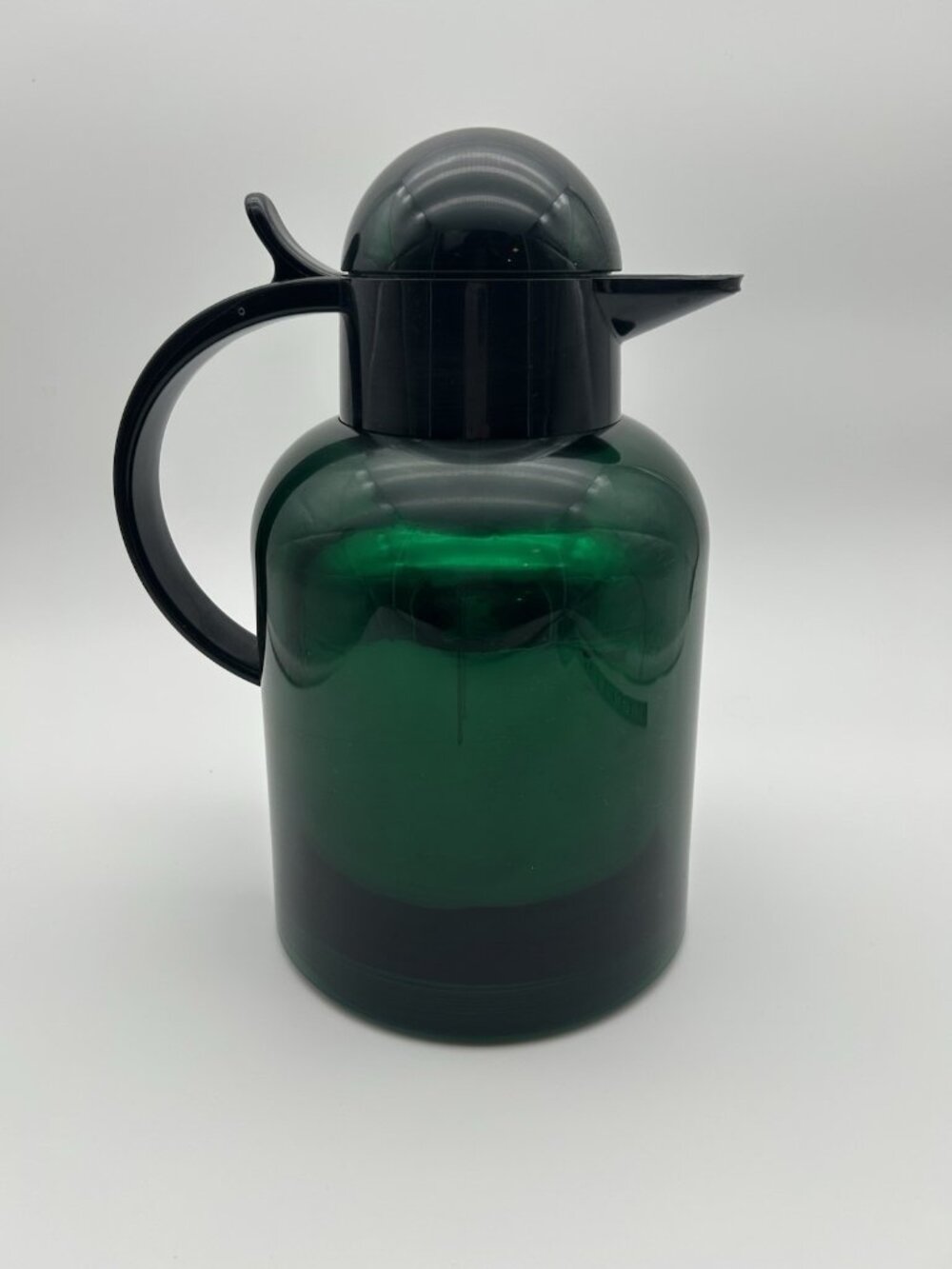 Vintage Emsa Thermomatic Emerald Green & Black Carafe/Pitcher-Made in Germany